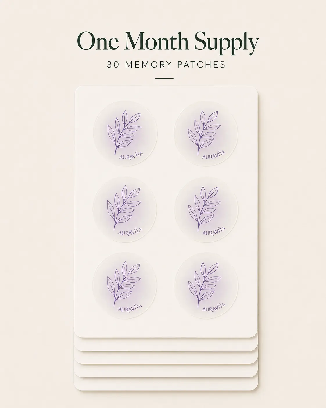 Memory — one month supply, 30 patches