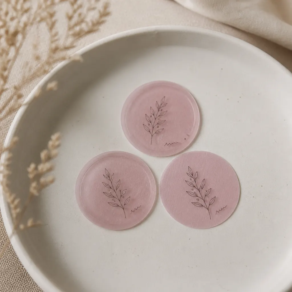 Menopause patch close-up