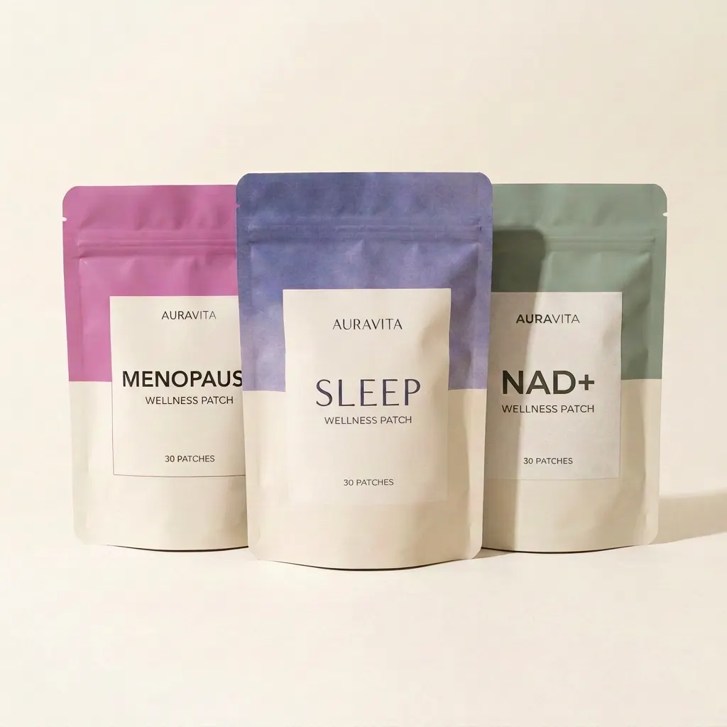 The Menopause Stack wellness patch by AuraVita